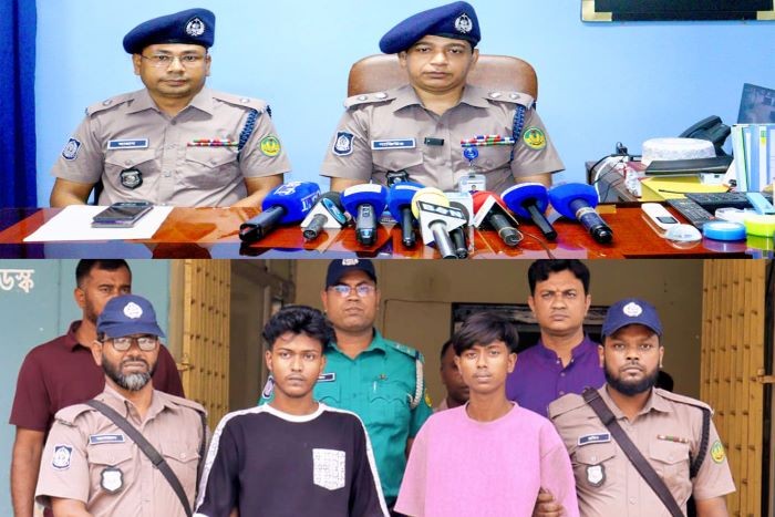 স্কুলছাত্রকে মারধরের ভিডিও ভাইরাল: রাজপাড়ায় কিশোর গ্যাংয়ের দুই সদস্য গ্রেপ্তার